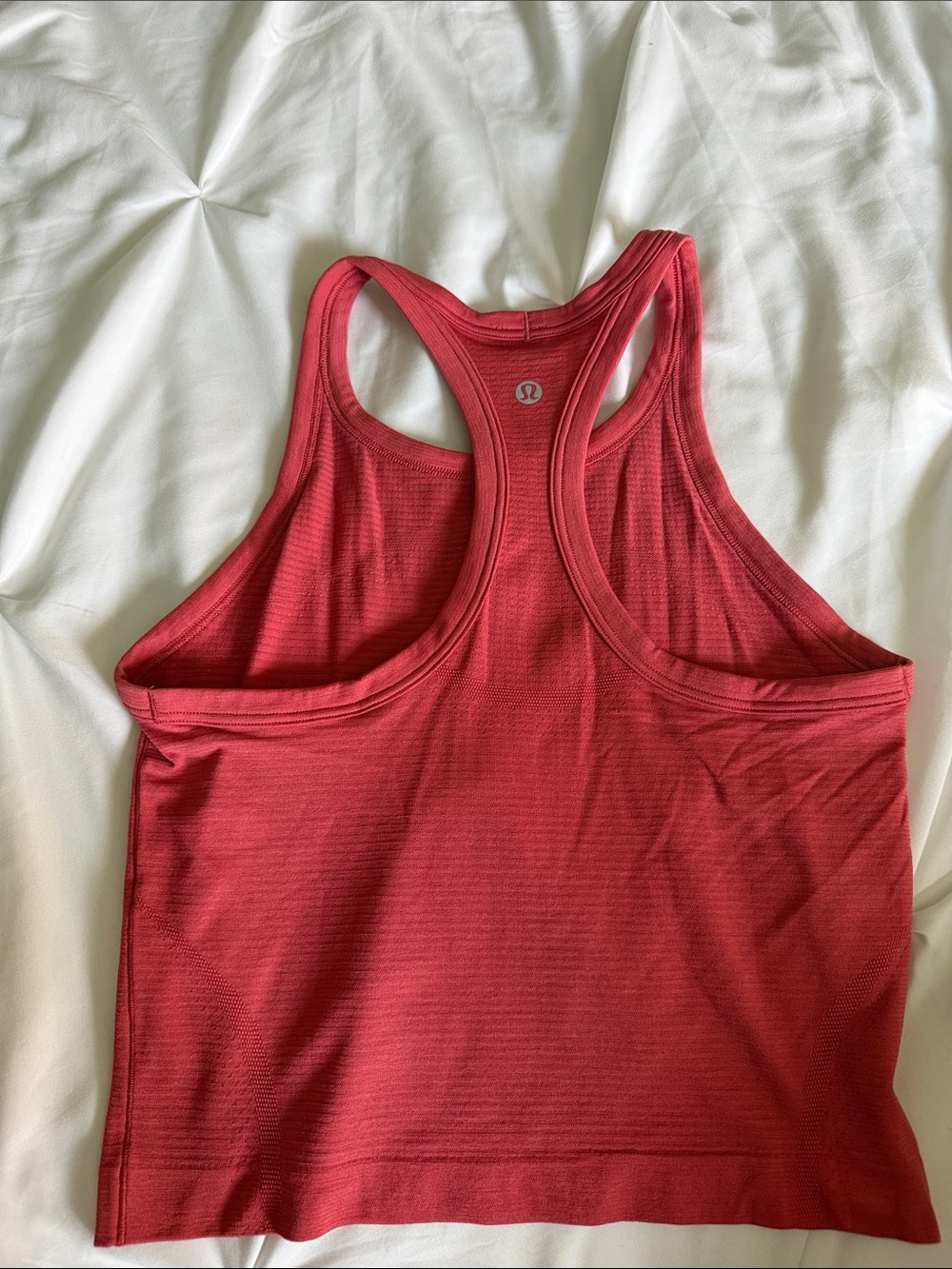 Red lululemon  Racerback Cropped Tank Top - Picture 2 of 2